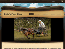 Tablet Screenshot of pattysponyplace.com